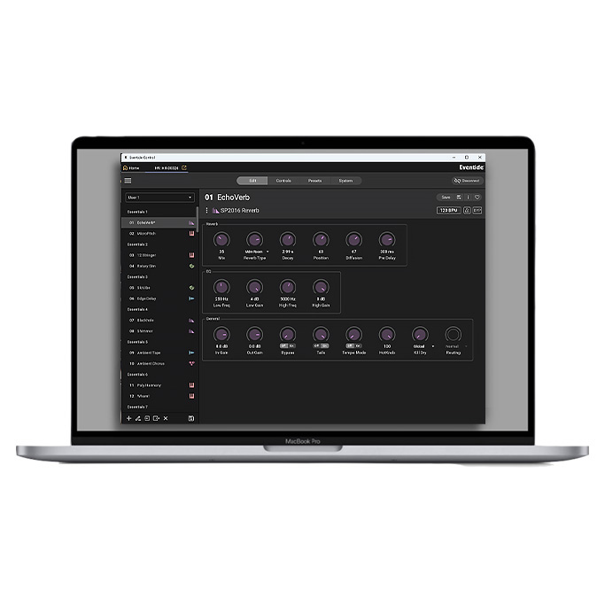 thumb eventide control